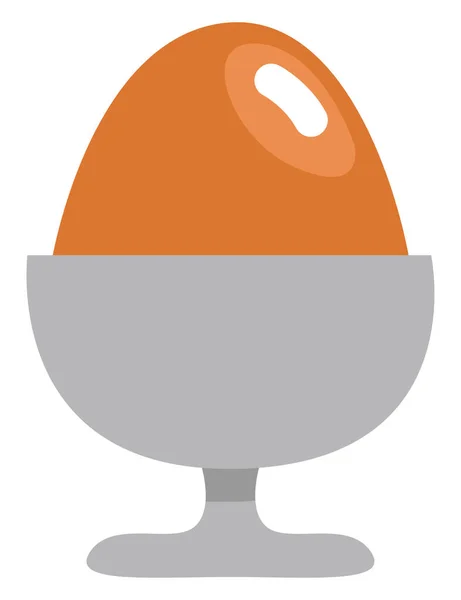 Αυγό Πρωινού Εικονογράφηση Διάνυσμα Λευκό Φόντο — Διανυσματικό Αρχείο