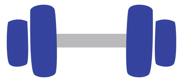 Modrý Činka Ilustrace Vektor Bílém Pozadí — Stockový vektor