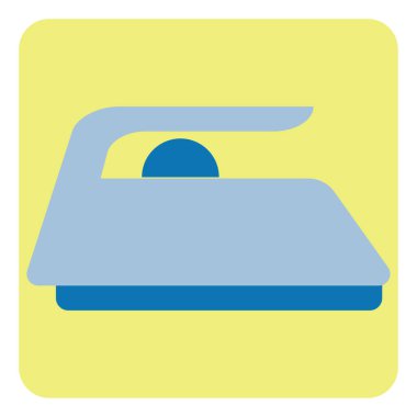 Giyinme demiri, illüstrasyon, vektör, beyaz zemin üzerinde.