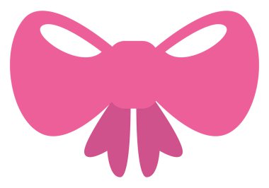 Beyaz arka planda anaokulu yayı, illüstrasyon, vektör..