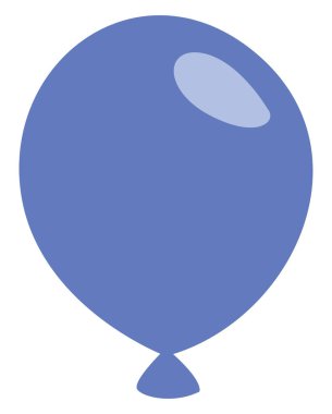 Beyaz arka planda anaokulu balonu, illüstrasyon, vektör..