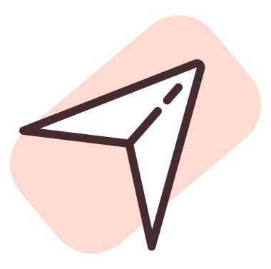 Mobil konum, illüstrasyon, vektör, beyaz arkaplan.