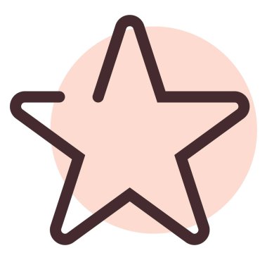 Çevrimiçi derecelendirme yıldızı, illüstrasyon, vektör, beyaz arkaplan üzerinde.