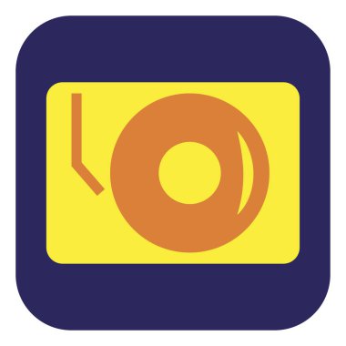 Parti müziği, illüstrasyon, vektör, beyaz arkaplan.