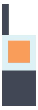 Eski gri cep telefonu, illüstrasyon, vektör, beyaz arka planda.