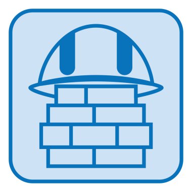 Bina malzemeleri, illüstrasyon, vektör, beyaz arka planda.