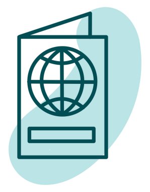 Beyaz arka planda tatil kartı, illüstrasyon, vektör.