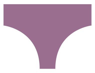 Mor kadın iç çamaşırı, illüstrasyon, vektör, beyaz arka planda..