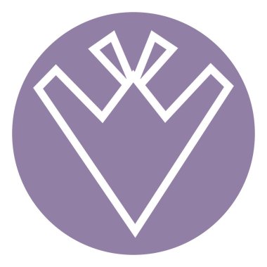 Beyaz arkaplanda beyaz bir konkord düzlemi, illüstrasyon, vektör.