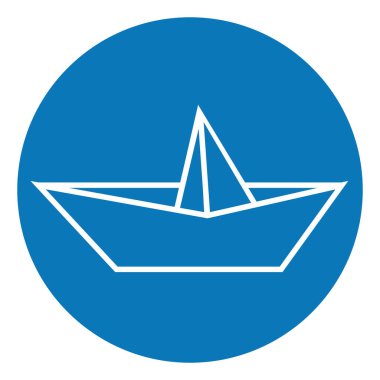 Yelkenli, illüstrasyon, vektör, beyaz arka planda..