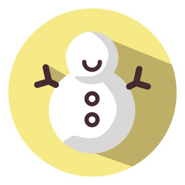 Noel Kardan Adam, illüstrasyon, vektör, beyaz arka planda.