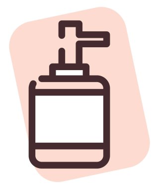 Yüz temizleme, illüstrasyon, vektör, beyaz arkaplan.