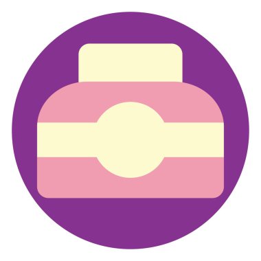 Beyaz arka planda pembe kozmetik jel, illüstrasyon, vektör..