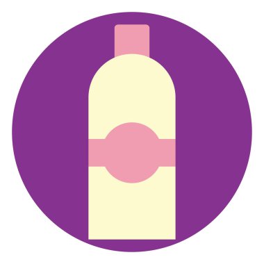 Şişedeki jel, illüstrasyon, vektör, beyaz arka planda..