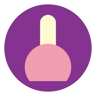 Beyaz arka planda tırnak jölesi, illüstrasyon, vektör..