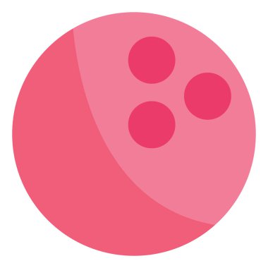 Bowling topu, illüstrasyon, vektör, beyaz zemin üzerinde.