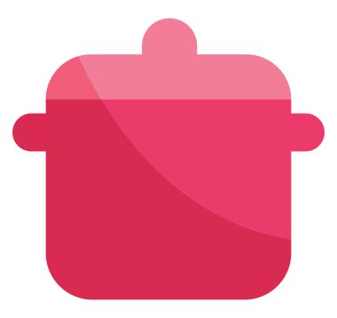 Beyaz arkaplanda yemek pişirme, illüstrasyon, vektör.