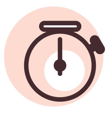 Beyaz zemin üzerinde fotoğraf düzenleyici zamanlayıcı, illüstrasyon, vektör.