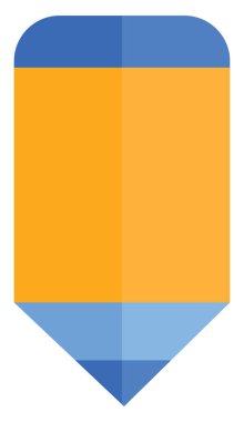 Okul işareti, illüstrasyon, vektör, beyaz arkaplan üzerinde.