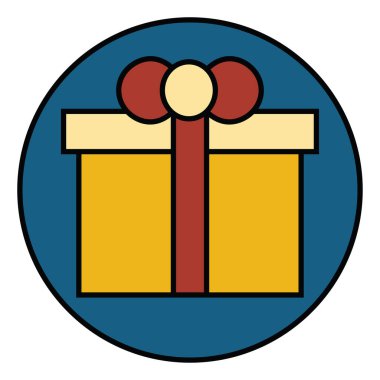 Alışveriş hediyesi, illüstrasyon, vektör, beyaz arka planda..