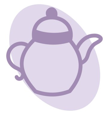 Beyaz arkaplanda sıcak su, illüstrasyon, vektör.