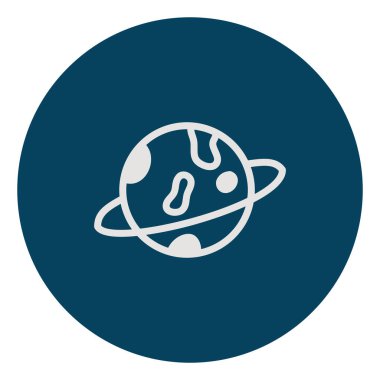 Dünya gezegeni, illüstrasyon, vektör, beyaz arka planda.