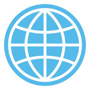 Beyaz arka planda küresel seyahat, illüstrasyon, vektör.