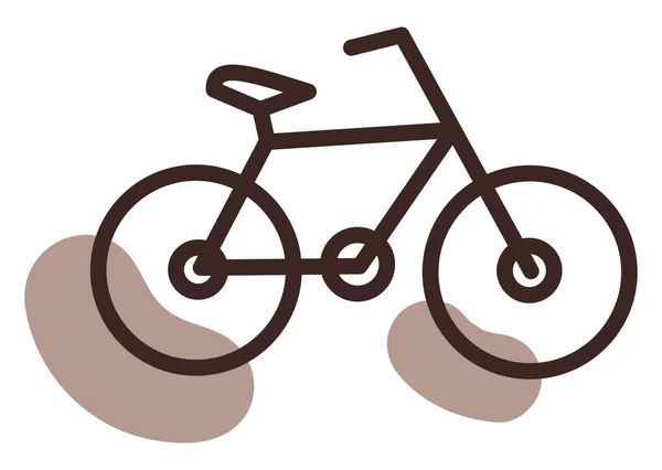 Hipster Fahrrad Illustration Vektor Auf Weißem Hintergrund — Stockvektor