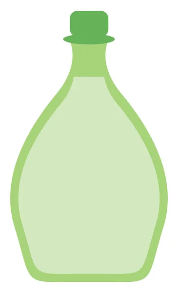 Botella Agua Grande Ilustración Vector Sobre Fondo Blanco — Archivo Imágenes Vectoriales