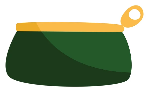 Zelená Tužka Pouzdro Ilustrace Vektor Bílém Pozadí — Stockový vektor