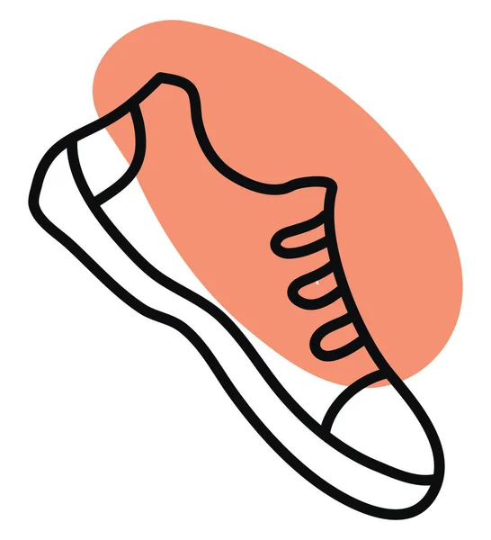 Chaussures Fitness Illustration Vecteur Sur Fond Blanc — Image vectorielle