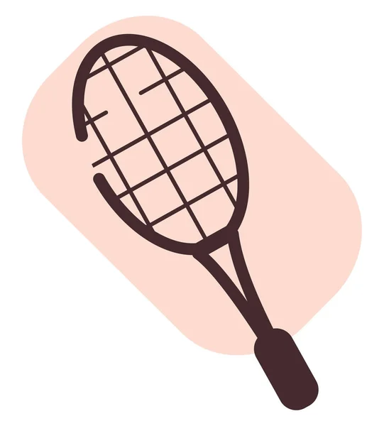 网球拍 白色背景 — 图库矢量图片