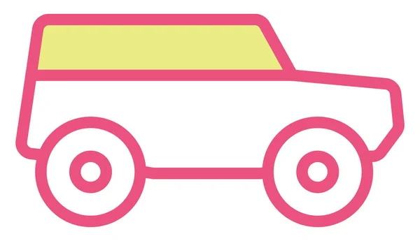 Vrachtwagen Auto Vervoer Illustratie Vector Een Witte Achtergrond — Stockvector