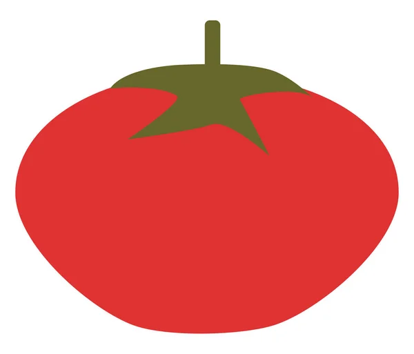 赤いトマト イラスト ベクトル 白い背景 — ストックベクタ