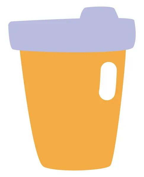 Caffè Lavoro Illustrazione Vettore Sfondo Bianco — Vettoriale Stock