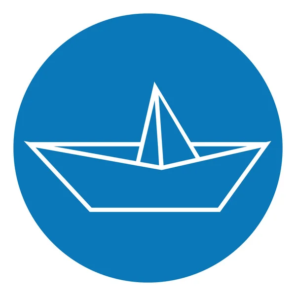 Segelboot Illustration Vektor Auf Weißem Hintergrund — Stockvektor
