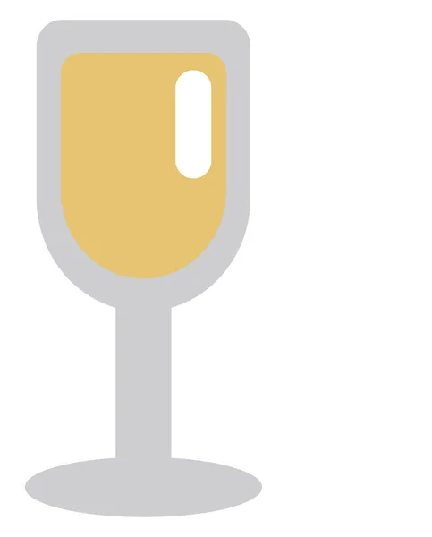 玻璃瓶 白色背景的香槟 — 图库矢量图片