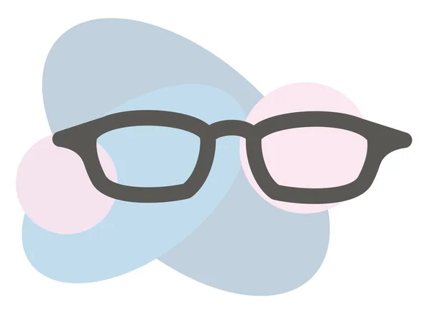 白色背景的复古眼镜 — 图库矢量图片