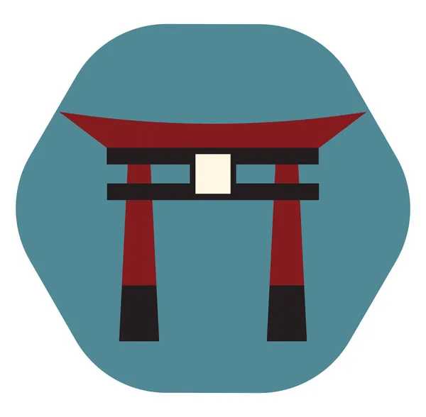 Inari Japonés Ilustración Vector Sobre Fondo Blanco — Archivo Imágenes Vectoriales