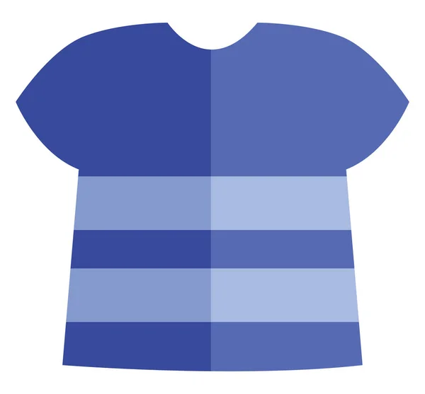 Camiseta Púrpura Ilustración Vector Sobre Fondo Blanco — Archivo Imágenes Vectoriales