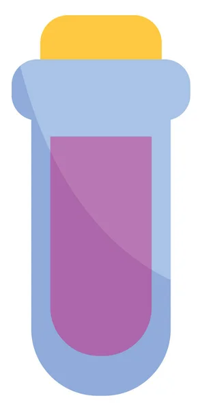 Чарівне Фіолетове Зілля Ілюстрація Вектор Білому Тлі — стоковий вектор