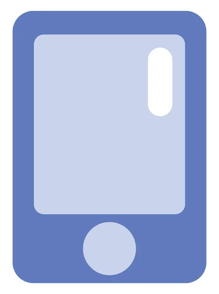 紫色手机 白色背景 — 图库矢量图片