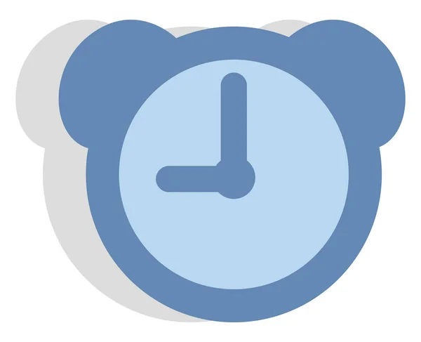 Alarm Clock Illustration Vector White Background — Stock Vector