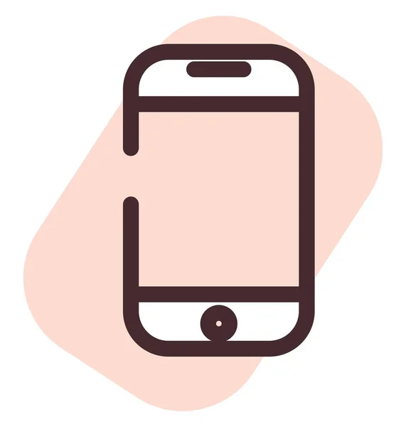 Telefoonaansluiting Illustratie Vector Een Witte Achtergrond — Stockvector