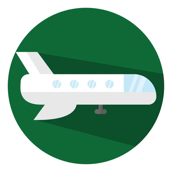 Самолет Путешествия Иллюстрация Вектор Белом Фоне — стоковый вектор