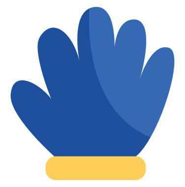 Kış eldivenleri, illüstrasyon, vektör, beyaz arka plan.