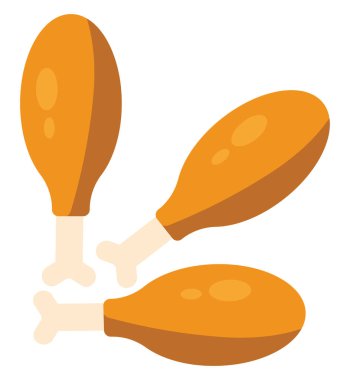 Tavuk budu, illüstrasyon, beyaz arka planda vektör..