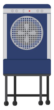 Soğutma makinesi, illüstrasyon, beyaz arkaplan üzerindeki vektör.