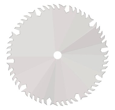 Kesme çemberi, illüstrasyon, beyaz arkaplan üzerindeki vektör.