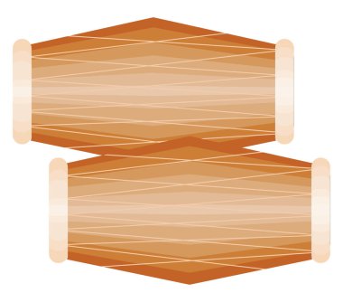 Dholak, illüstrasyon, beyaz arkaplandaki vektör.